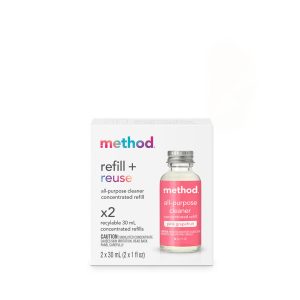 Method all-purpose cleaner: 2-pack concentrated refill - pink grapefruit, 2 fl oz