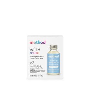 Method foaming hand wash: 2-pack concentrated refill - sweet water, 2 fl oz