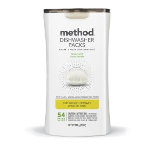Method dishwasher packs - lemon mint, 54 ct