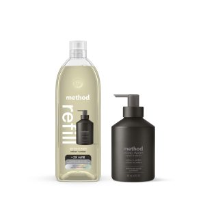 Method gel hand wash starter set - vetiver + amber, 46 fl oz